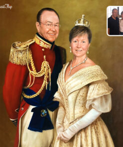 old couple royal portrait