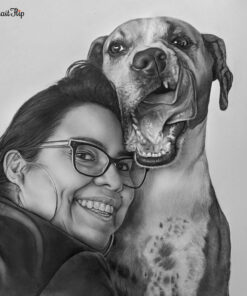 People & Pet Charcoal Portraits