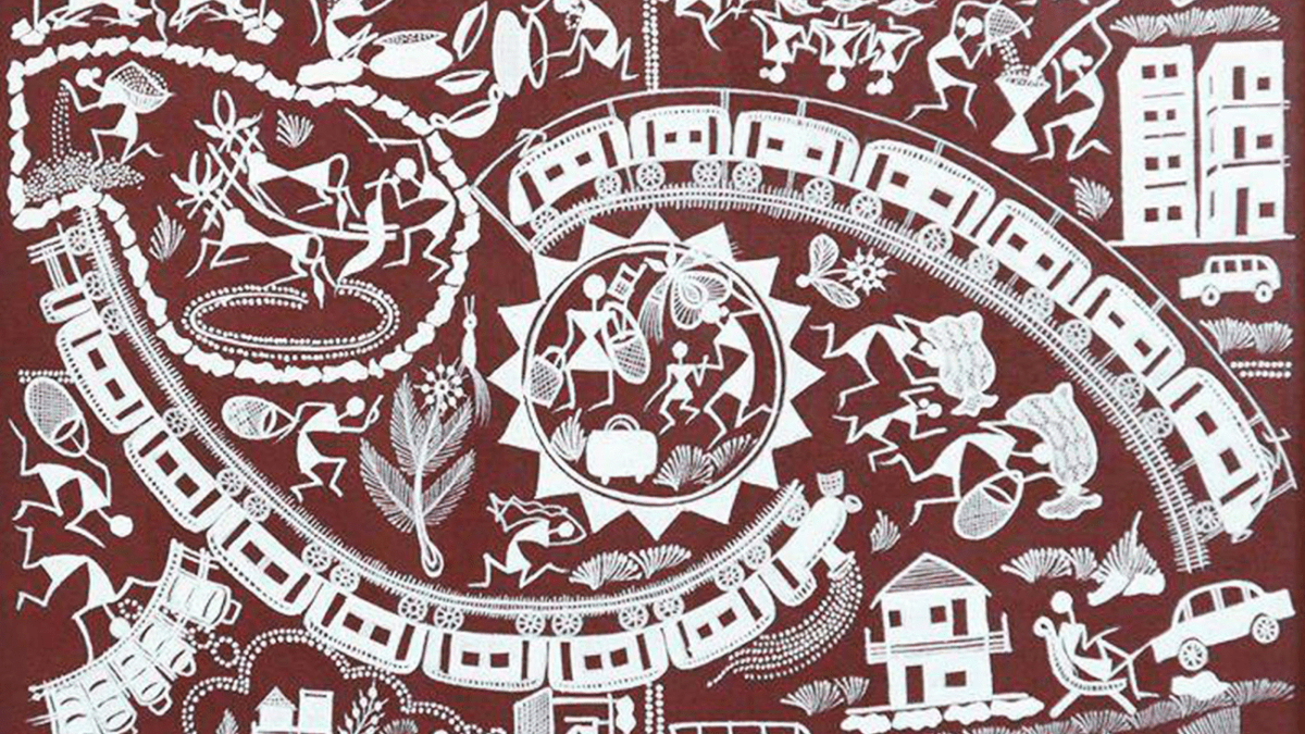 Warli Painting Painting Styles and Techniques PortraitFlip 