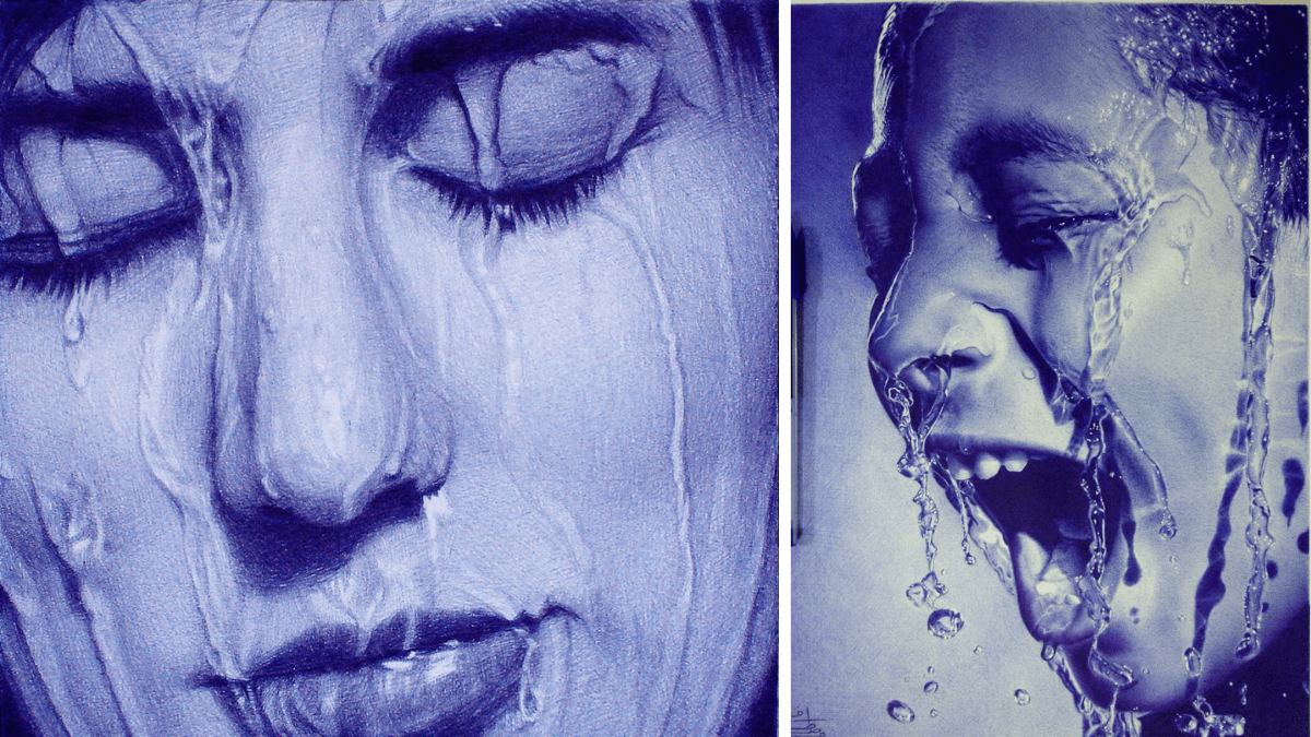 Ballpoint Pen Art Painting Technique