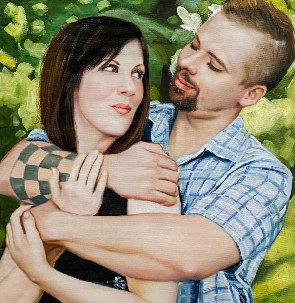 couple painting