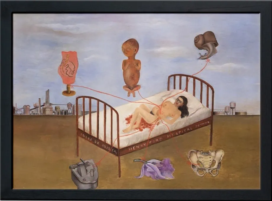 Henry ford hospital Frida Kahlo Paintings