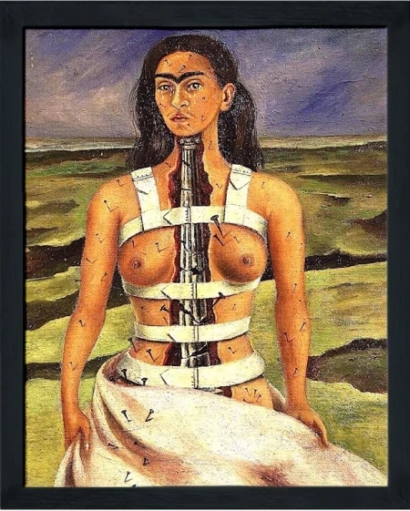 The broken column painting by Frida Kahlo Paintings