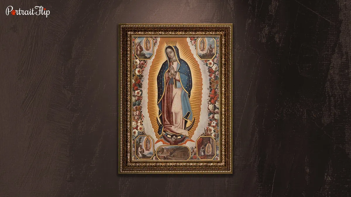 Virgin of Guadalupe is one of the famous paintings from Mexico