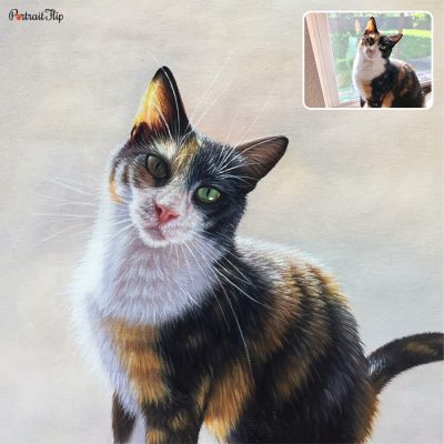 Custom Pet Portraits From Photos: 100% Handmade Painting