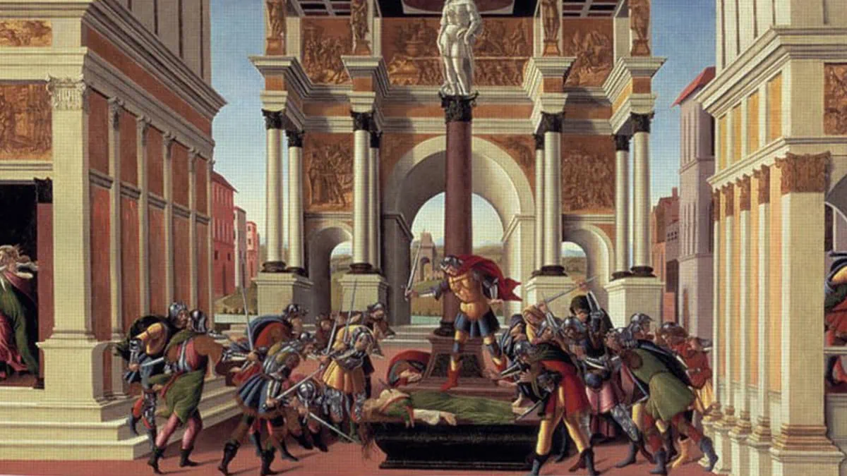 The story of Lucretia is a painting by Botticelli