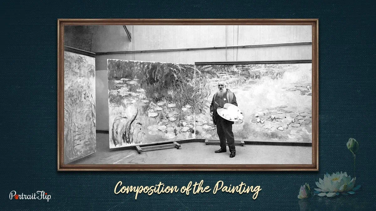 Composition of the Series of Water Lilies by monet