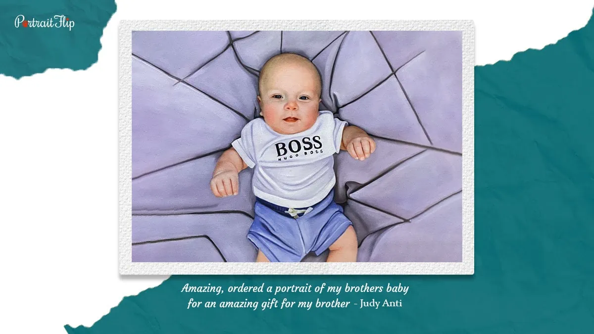 Baby portrait painting trends