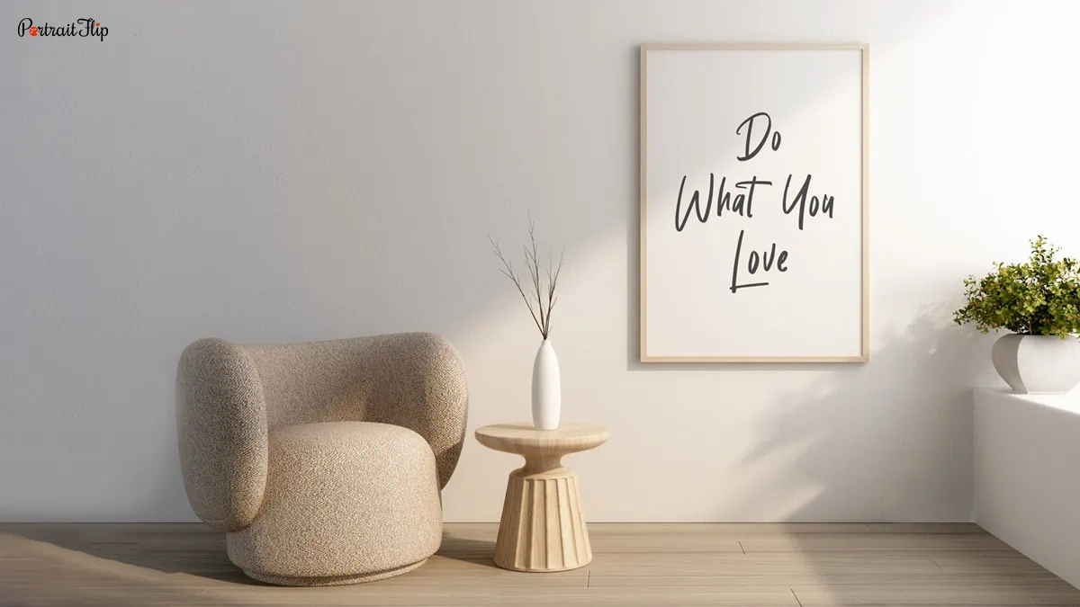 Painting with quotes that is one of the home decor painting
