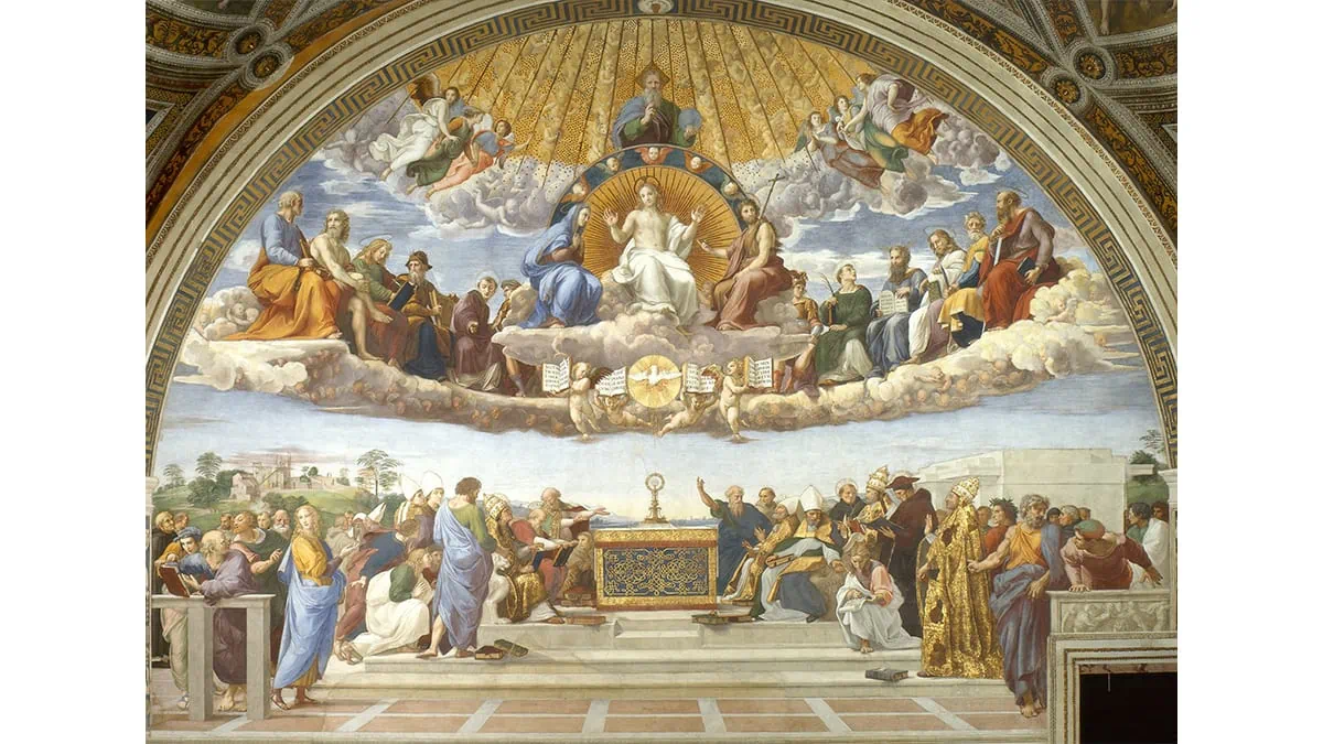 Disputation of the Holy Sacrament by Raphael