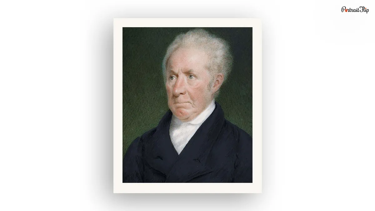 a photo of America's famous artist Gilbert Stuart