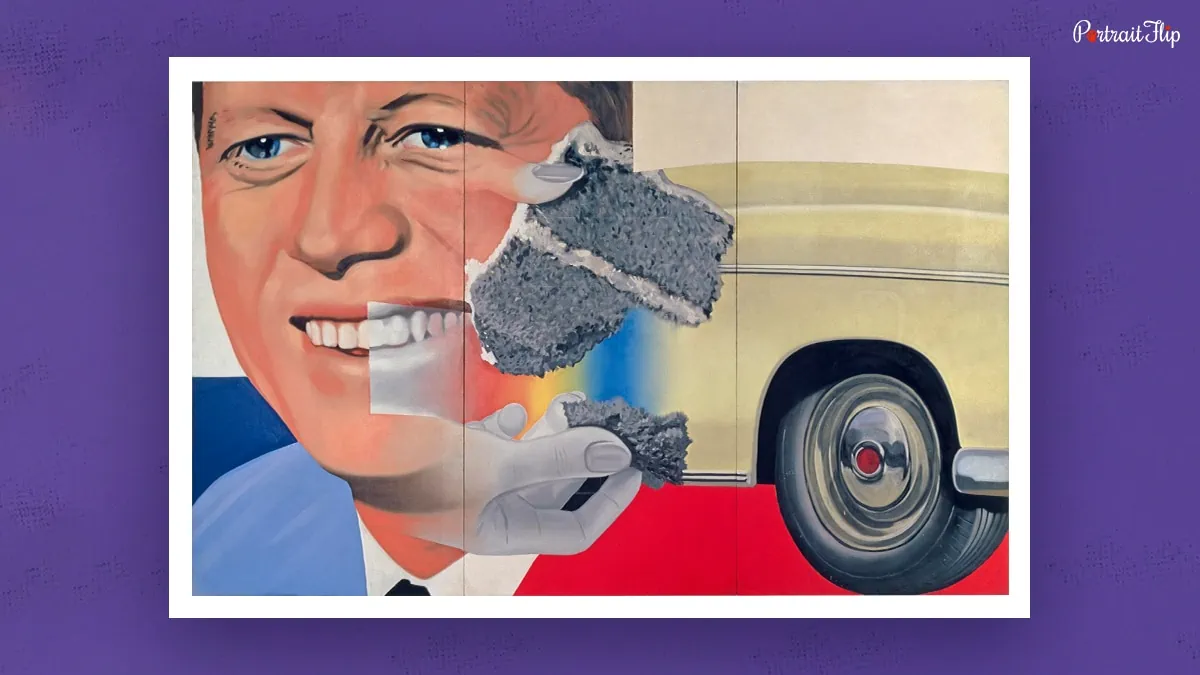 James Rosenquist's president elect is a pop art painting