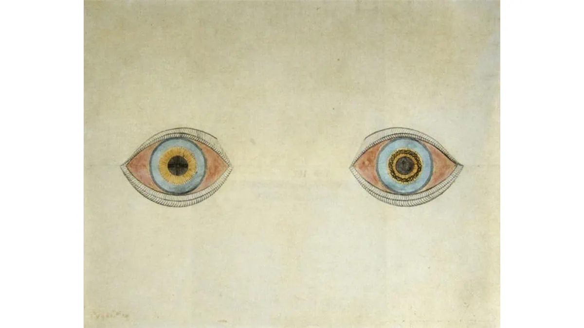  My Eyes At The Moment Of Apparitions by August Natterer