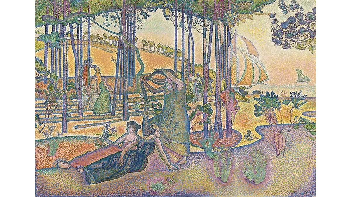 L’air du soir (‘The Evening Air’, c. 1893) by Henri-Edmond Cross