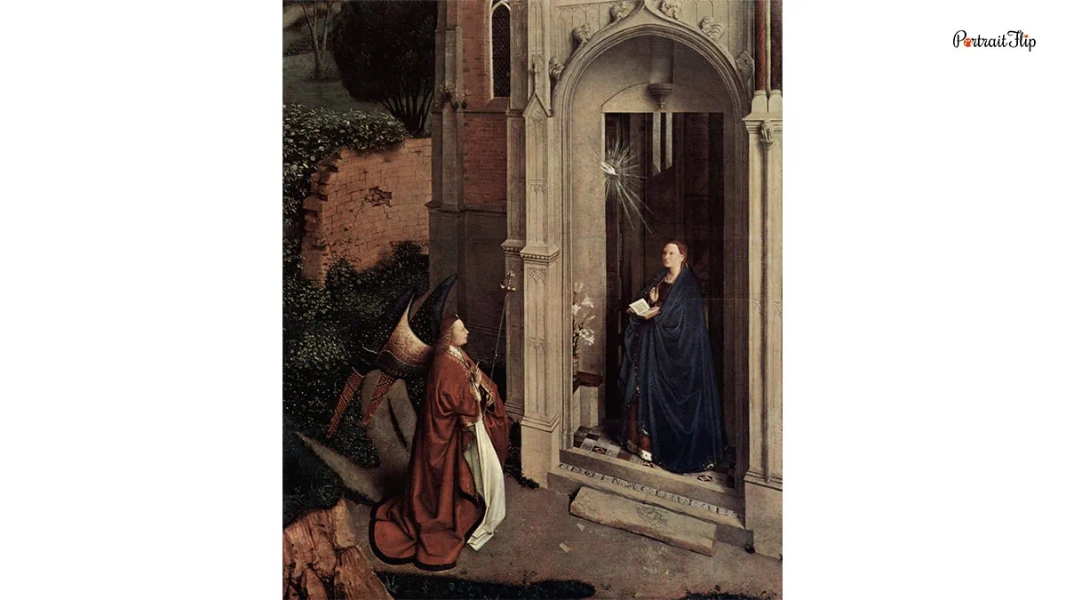 Famous Angel Painting, The Annunciation
