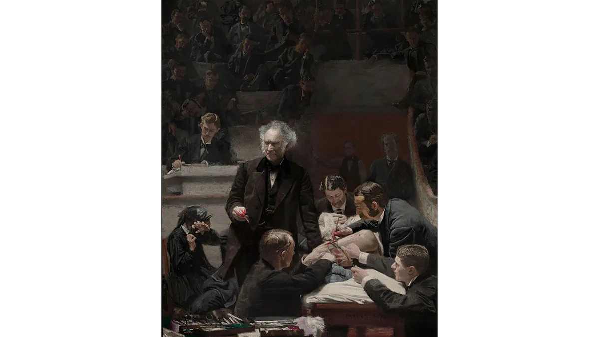 A hyperrealism art by Thomas Eakins