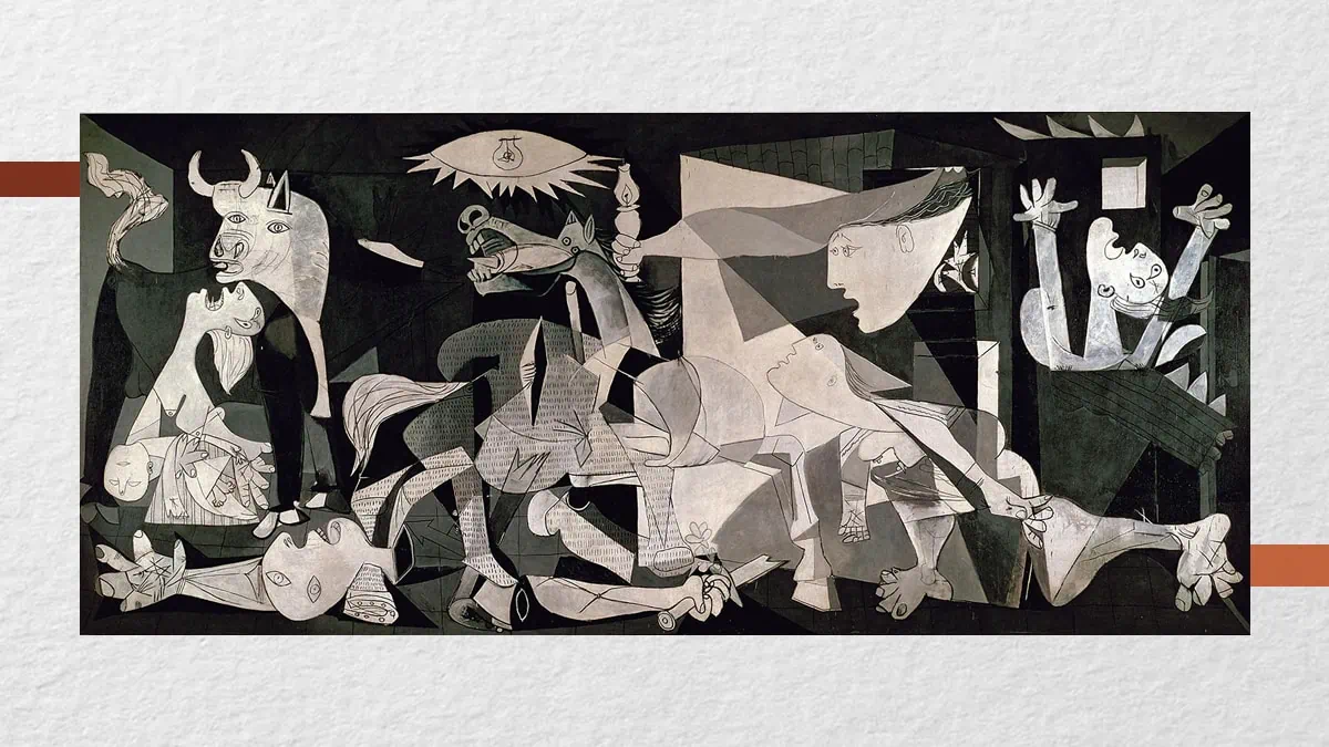 The Guernica painting by Pablo Picasso