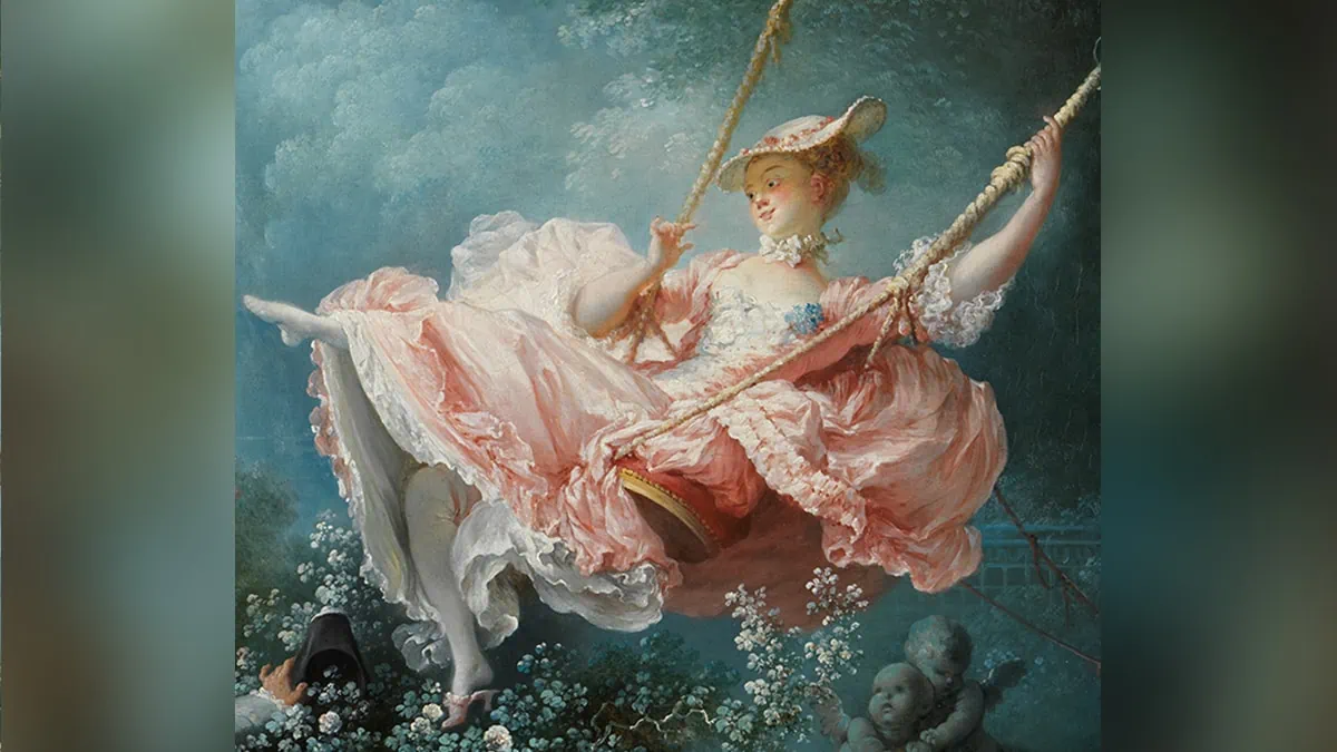 The woman who is the main subject of Fragonard's painting, The Swing. 