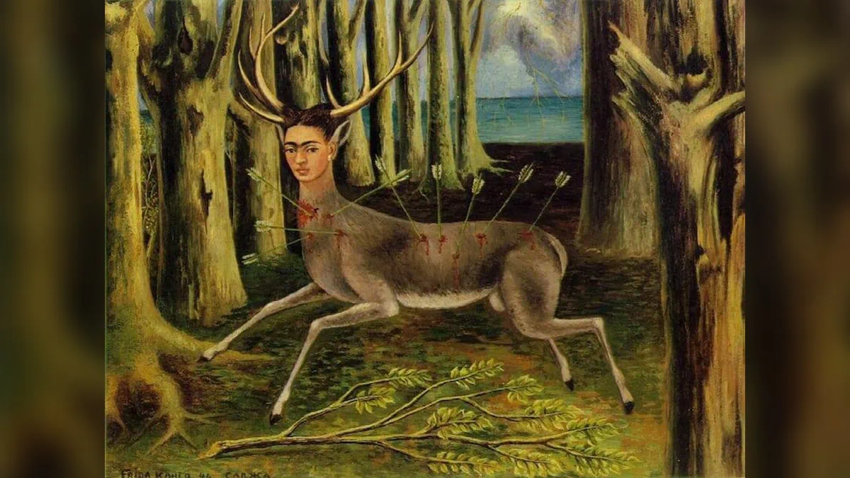 The Wounded Deer painting