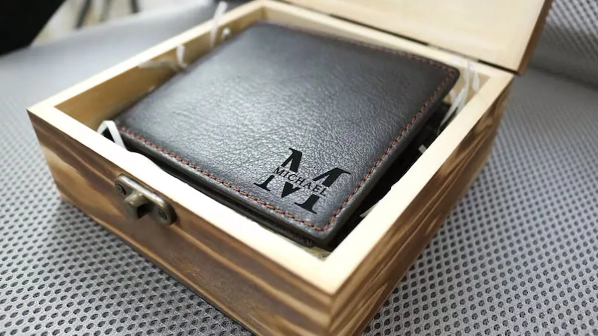 Wallet as Christmas gifts for grandpa
