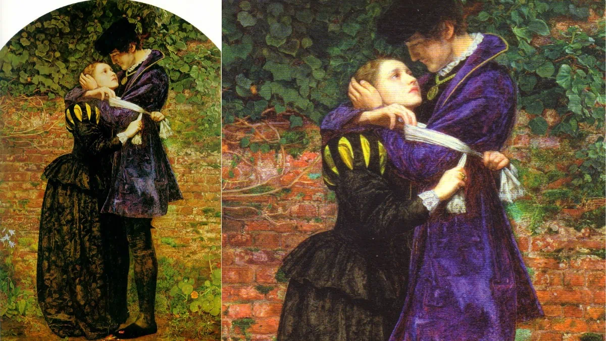 A Huguenot is a painting by John Everett Millais
