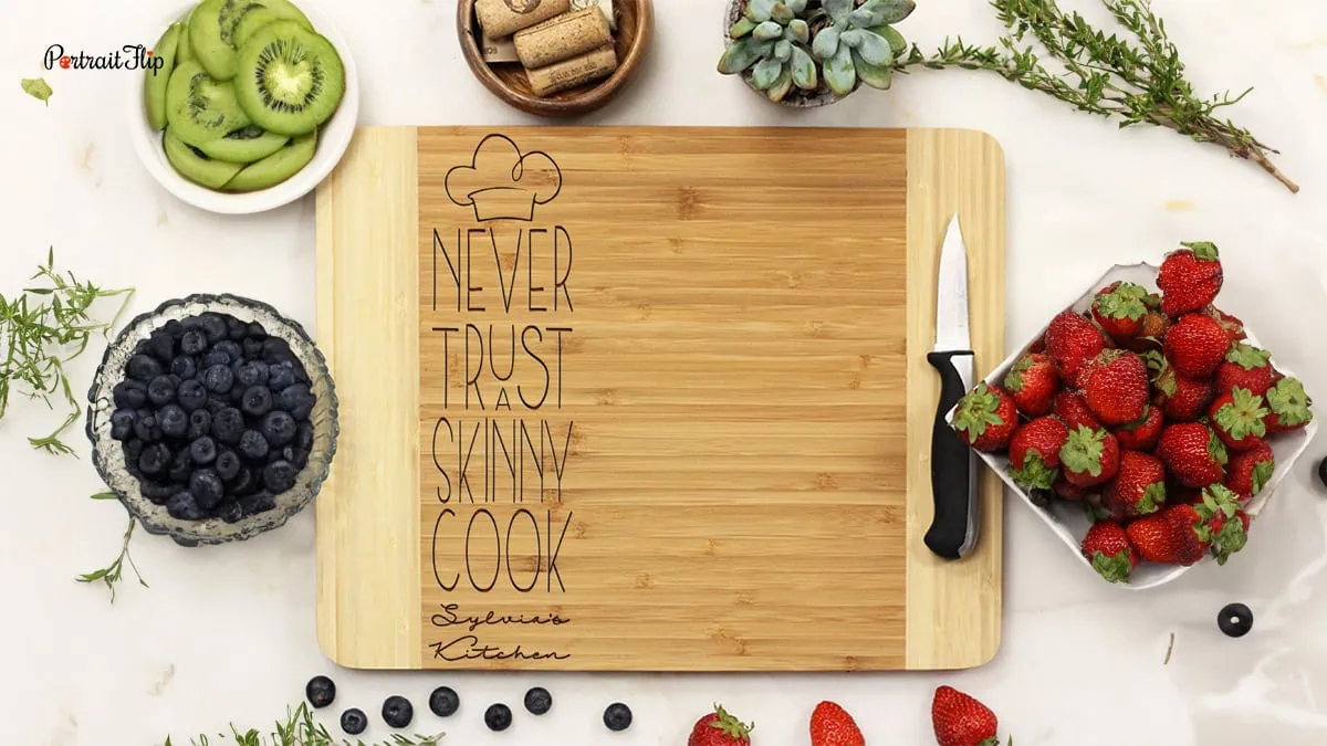 customized cutting board