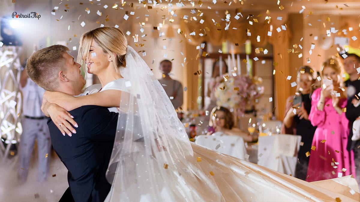 bride and groom's first dance