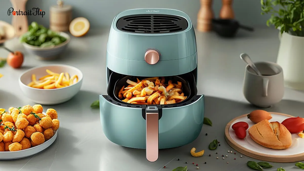 An air fryer