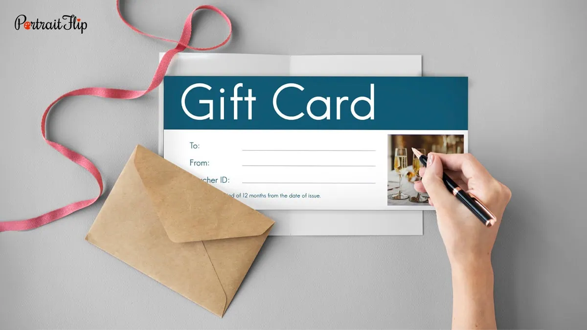 A gift card