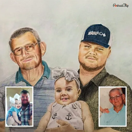 Memorial Colored Pencil Painting