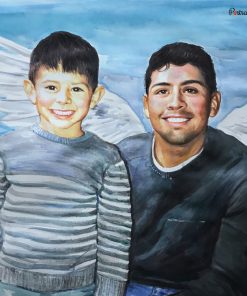 Memorial Watercolor Portraits